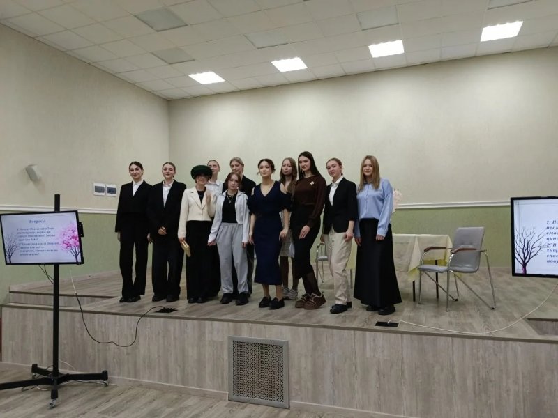 В колледже прошла литературная гостиная.